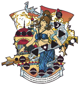 Tales of the Arabian Nights Overlay decal