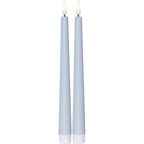 LED Antikljus Flamme Candy Blå 2-pack  - 2