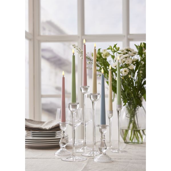 LED Antikljus Flamme Candy Blå 2-pack  - 3