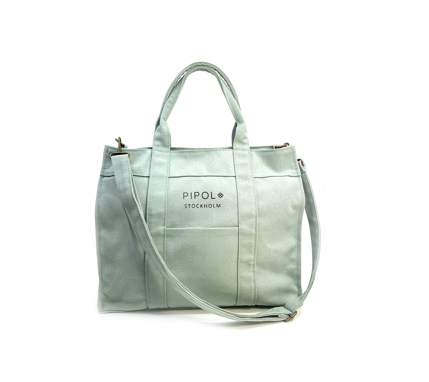RIVE CANVAS TOTE SMALL DUSTY TURQOISE
