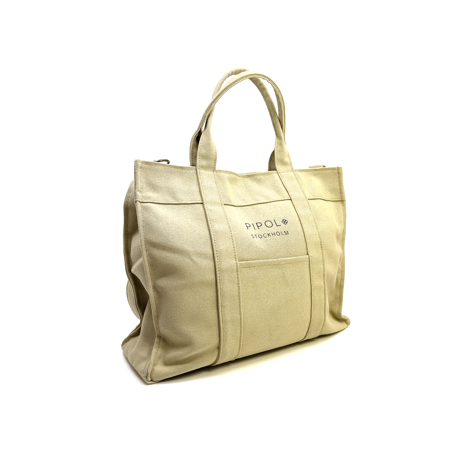 RIVE CANVAS TOTE SMALL LIGHT BEIGE