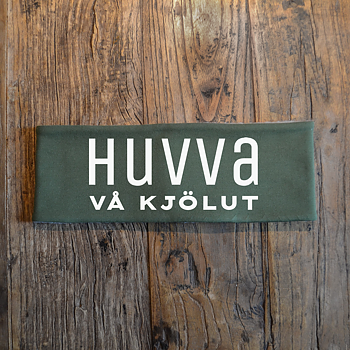 Pannband (grön) - "Huvva vå kjölut"