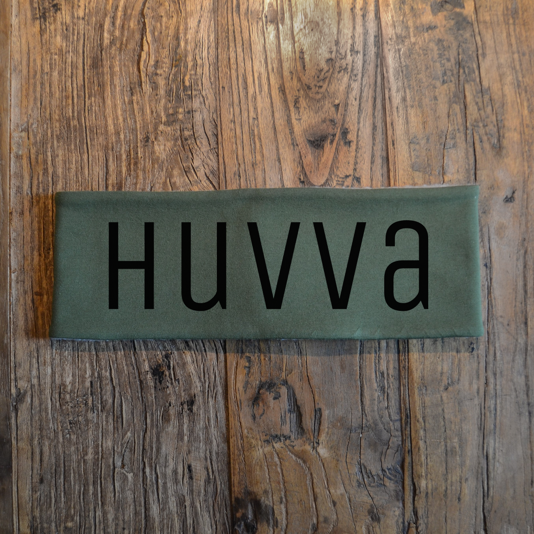 Pannband (grön) - "Huvva" - 2