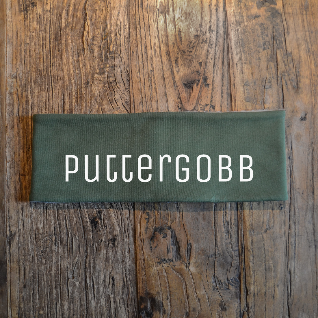 Pannband (grön) - "puttergobb"