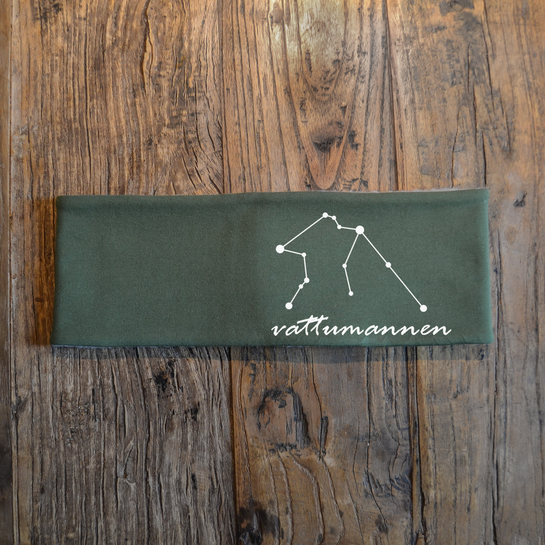 Pannband (grön) - Stjärnbild Vattumannen
