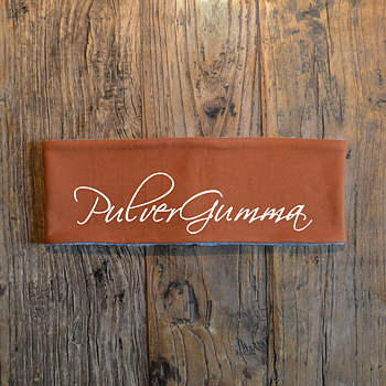 Pannband (terracotta) - "Pulvergumma"