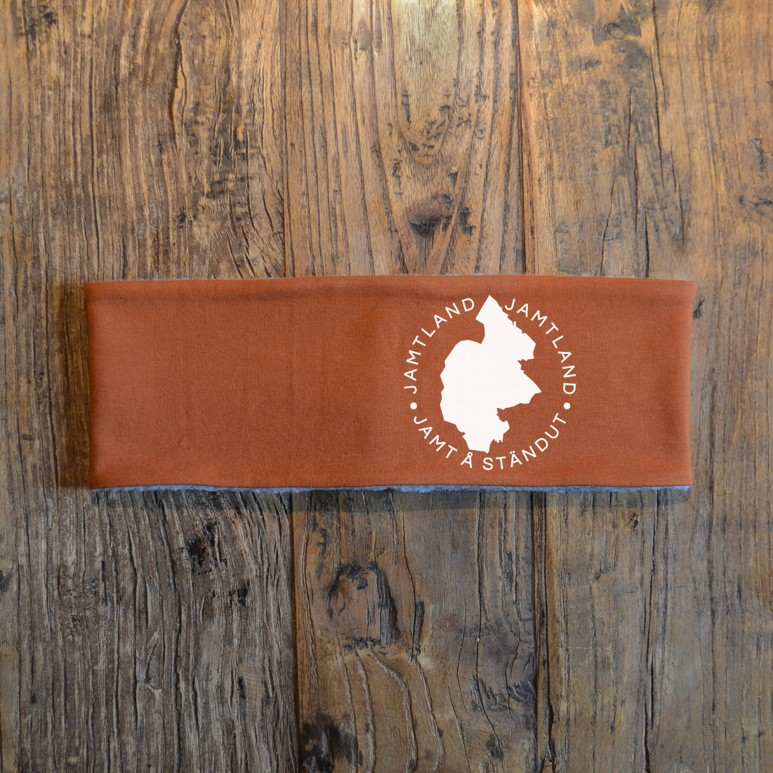 Pannband (terracotta) - "Jamtland, jamt å ständut"