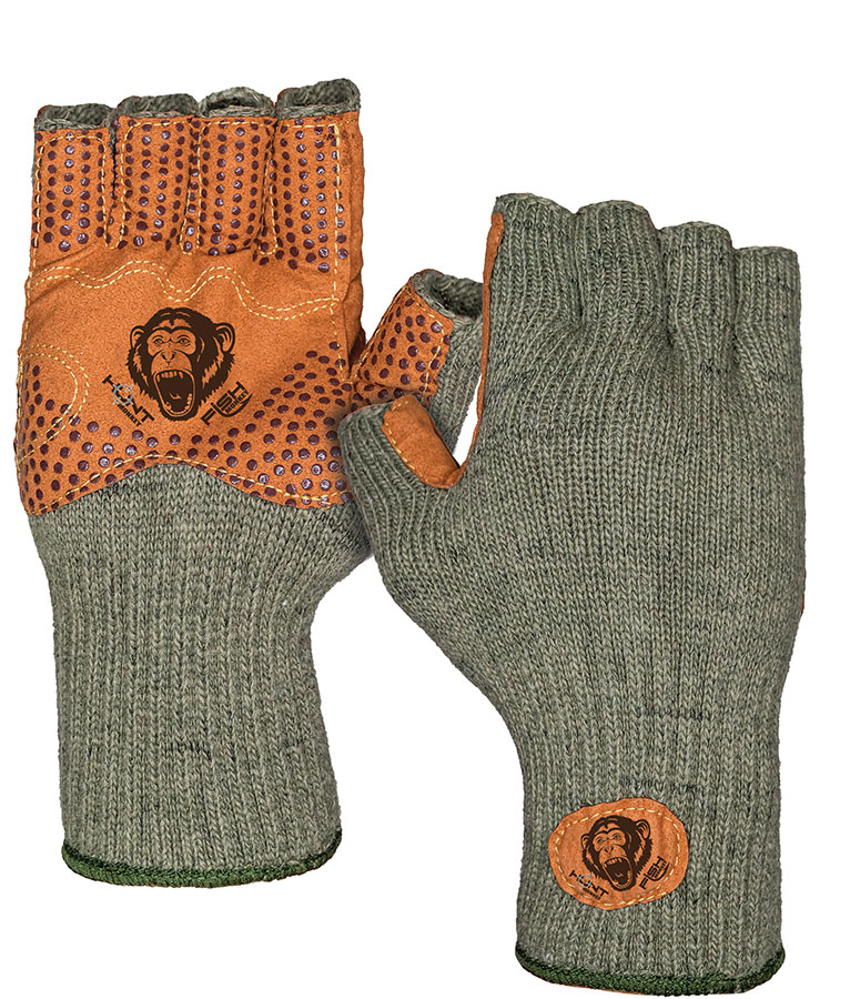 Fish Monkey Wooly 1/2 Finger Wool Glove - 2
