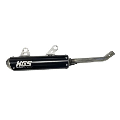 HGS Ljuddämpare 2T Racing  TC85 2018-2024  Svart Stål