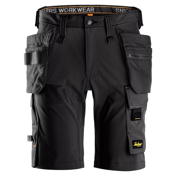 AllroundWork 4-vägsstretchshorts med hölsterfickor, Snickers (6175)