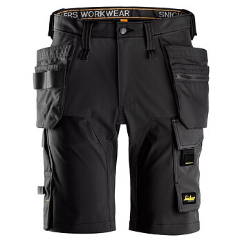 AllroundWork 4-vägsstretchshorts med hölsterfickor, Snickers (6175)