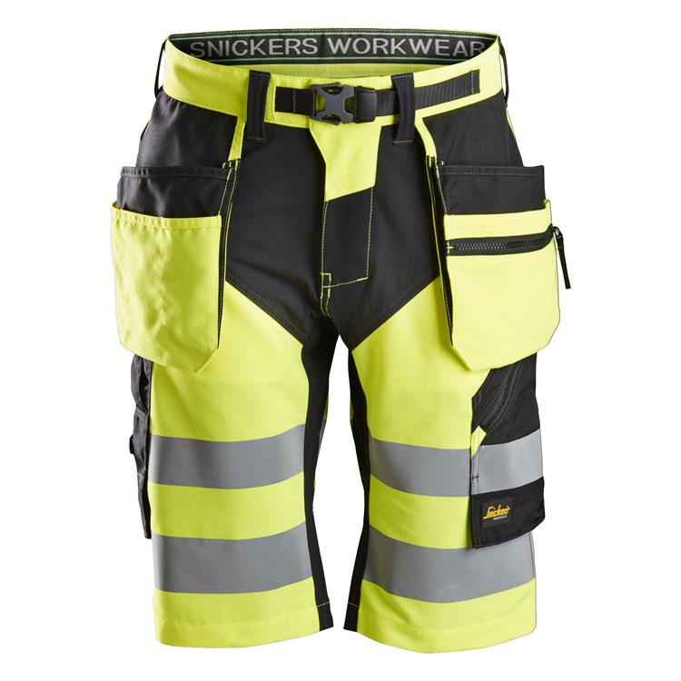 FlexiWork, Varselshorts+ Hölsterfickor Klass 1, Snickers (6933)