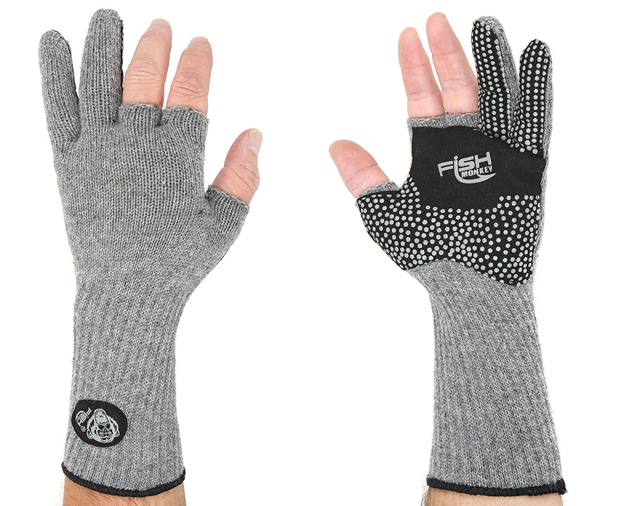 Fish Monkey BAUERS GRANDMA TWO FINGER WOOL GLOVE - 2