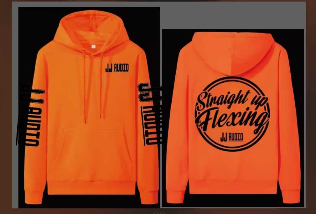 HOODIE 5XL straight up lysorange