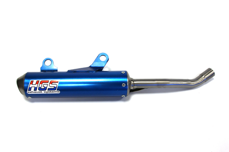 HGS Ljuddämpare 2T Racing TC125 23-.. Blå