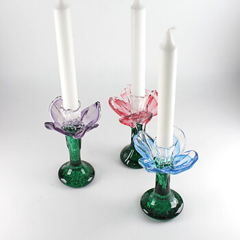Majolica Blue - Ungdomsinspirert lysestake