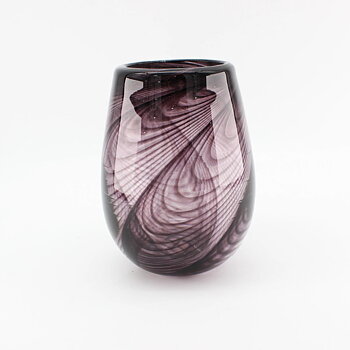 The egg black vase/candle lantern