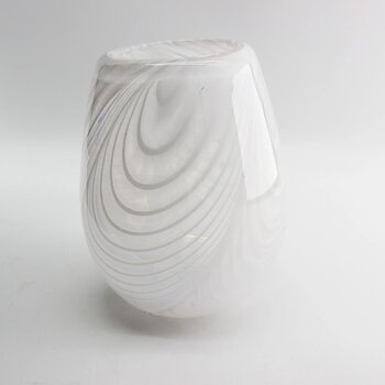 Egg white vase/candle lantern
