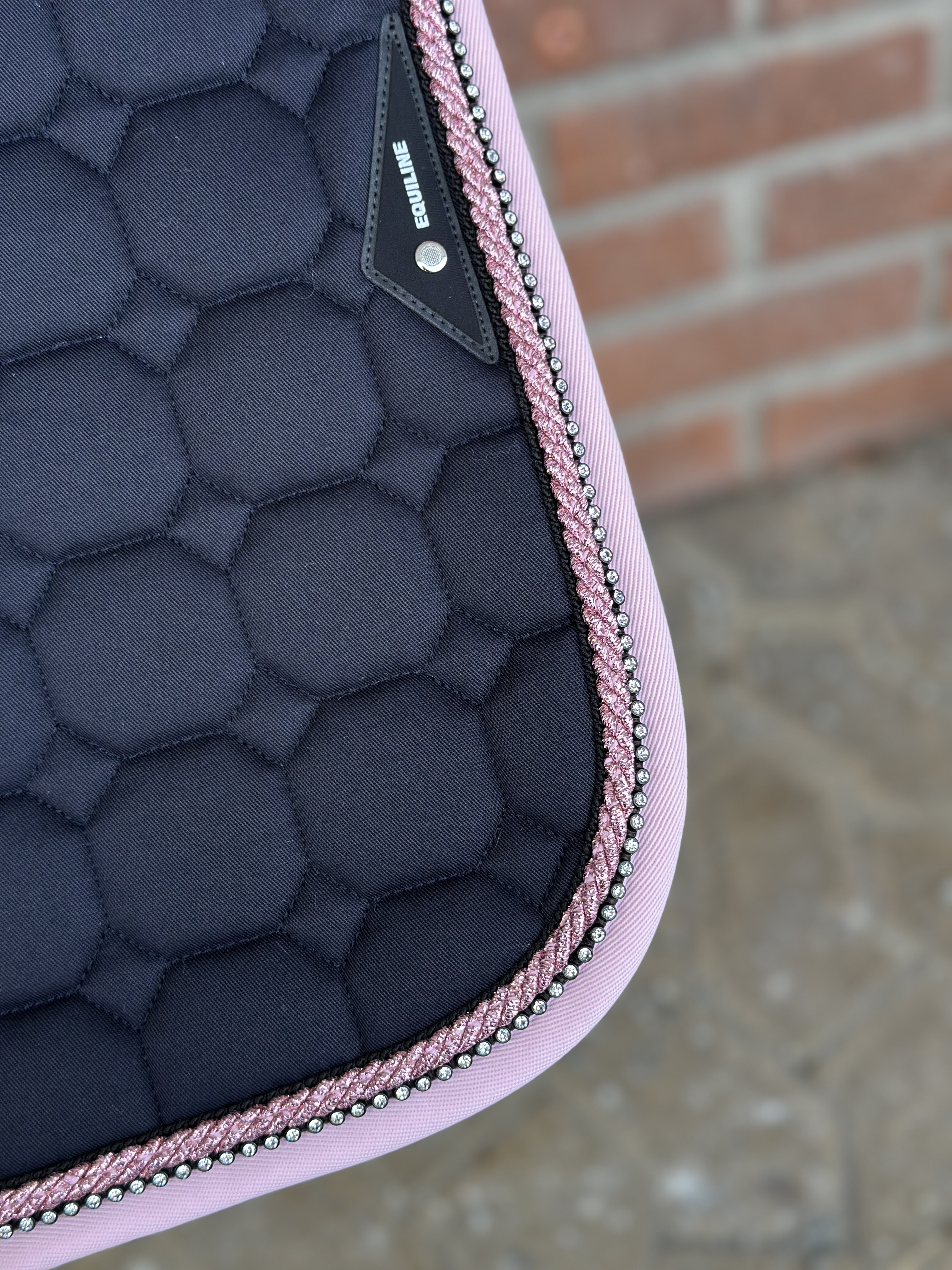 Equiline Octagon kb,  bling, 1 fläta - 3