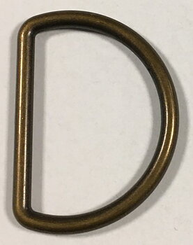 D-Ringar Antikmässing