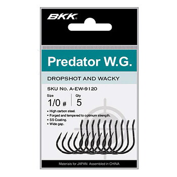 BKK Predator WG Dropshot/Rig Hook 6p