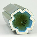 Karin Björquist (Octagon 1960s) Blue Geometric Vase 23 cm
