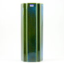 Karin Björquist (Octagon 1960s) Blue Geometric Vase 23 cm