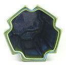 Karin Björquist (Octagon 1960s) Blue Geometric Vase 23 cm