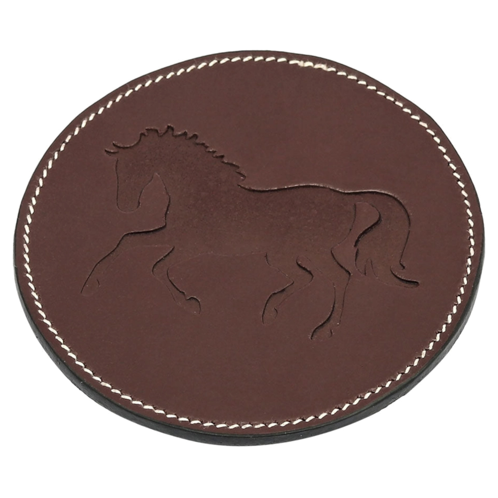 Coaster AWST Horse Motif Australian Nut 4-pack - 2
