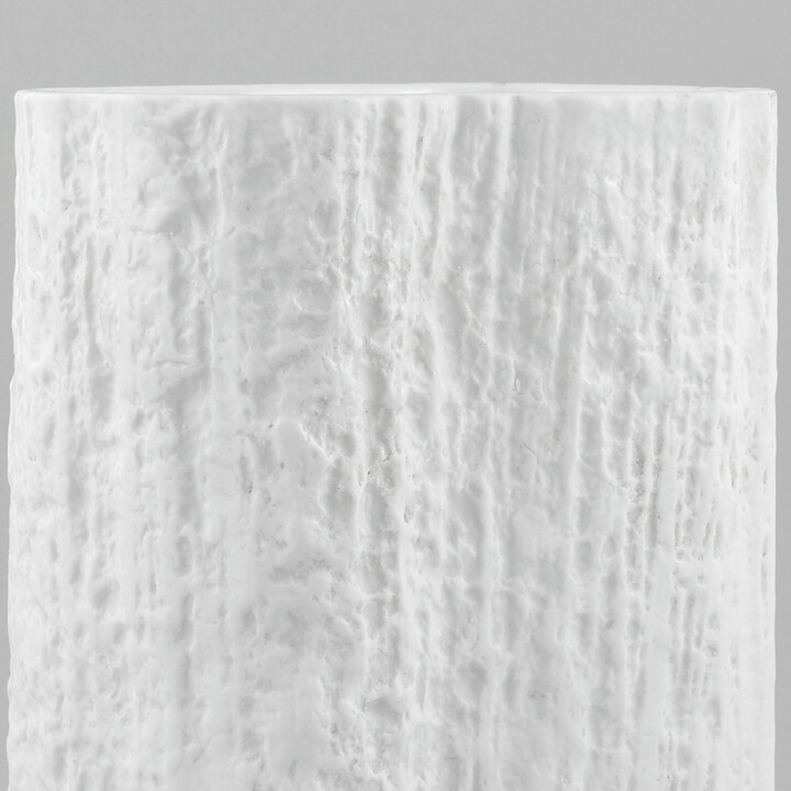 Martin Freyer (1960s) White Modern Vase 21 cm