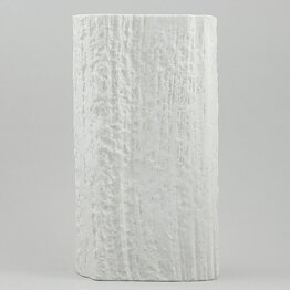 Martin Freyer (1960s) White Modern Vase 21 cm
