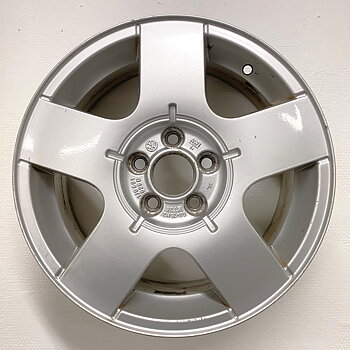 BEGAGNAT | 4 st | FÄLGAR | Volkswagen Original Silver | 5x100 6x15 ET38 57.1 | J-1-1