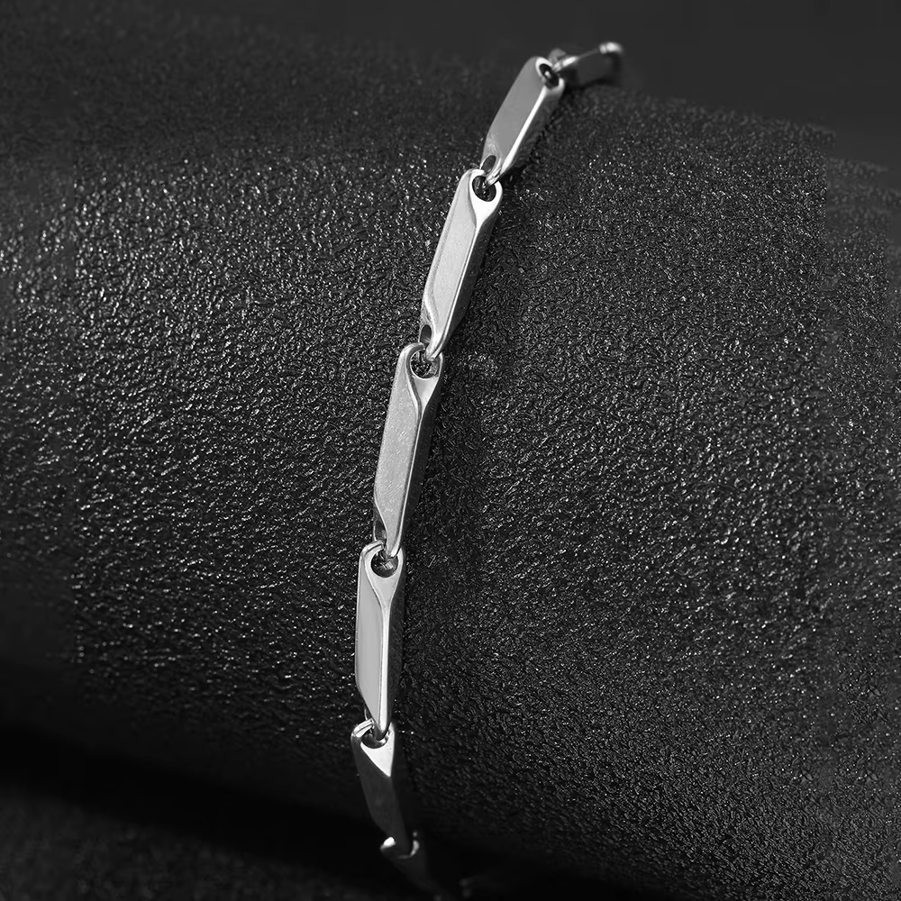 Armband "Rhombic" i rostfritt stål   - 2