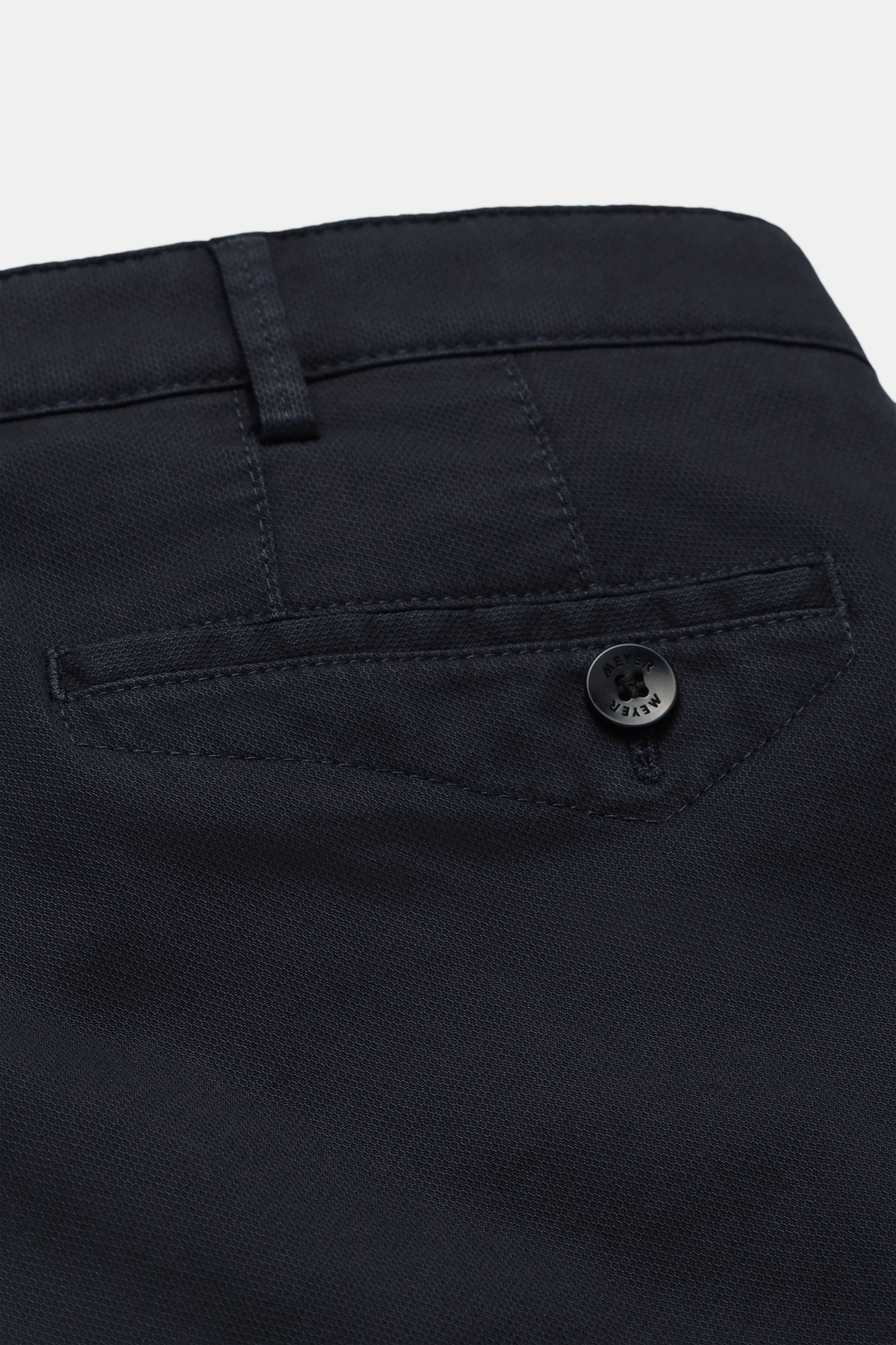 Blå (navy) jeanshybrid med Mikro structure, modern passform och Super-Stretch (Meyer / Dublin) - 5