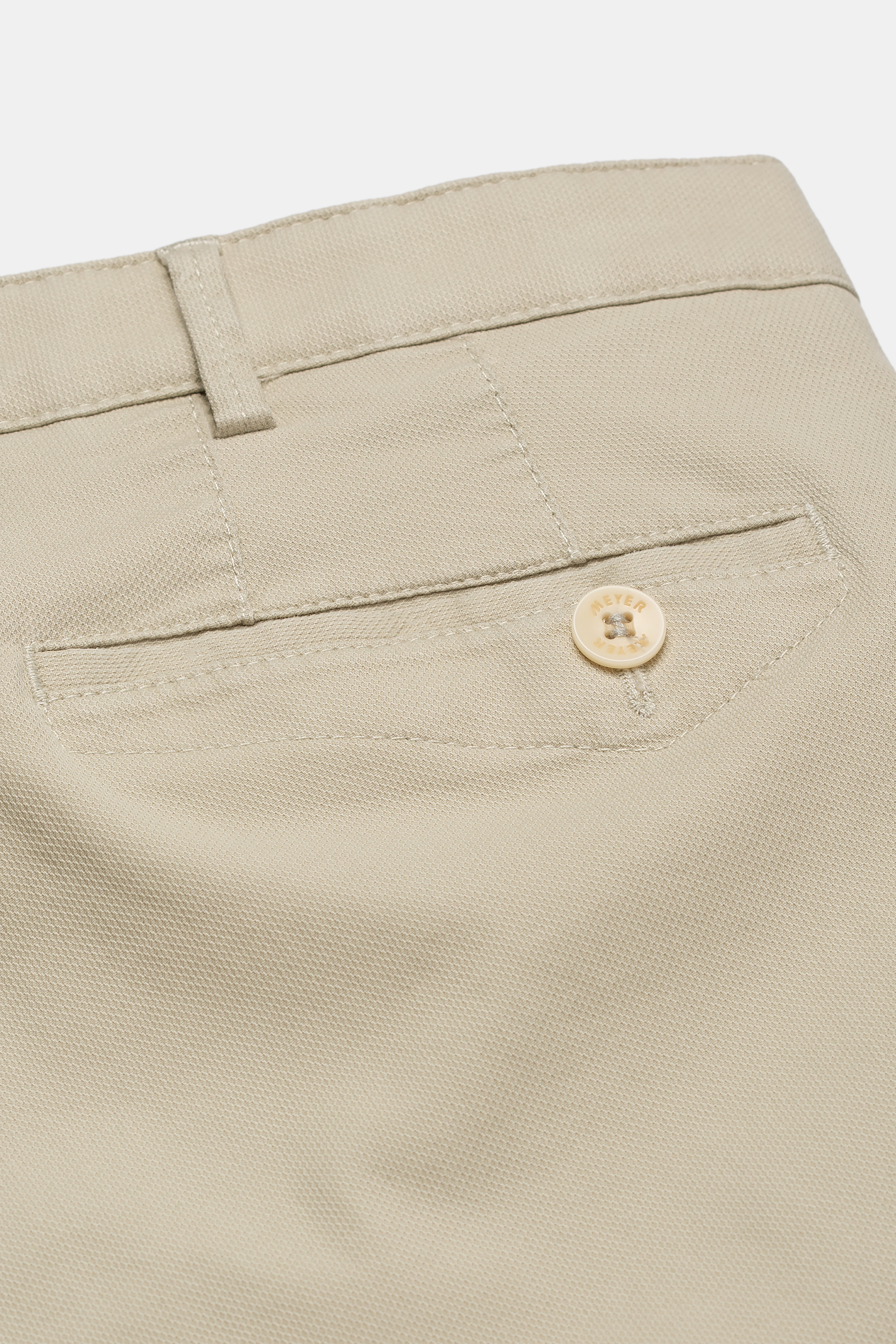 Beige jeanshybrid med Mikro structure, modern passform och Super-Stretch (Meyer / Dublin) - 5