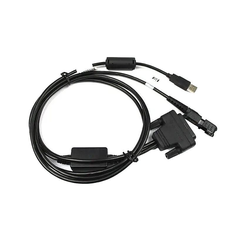 Motorola Programming Cable Slim To DB25 and USB Plug