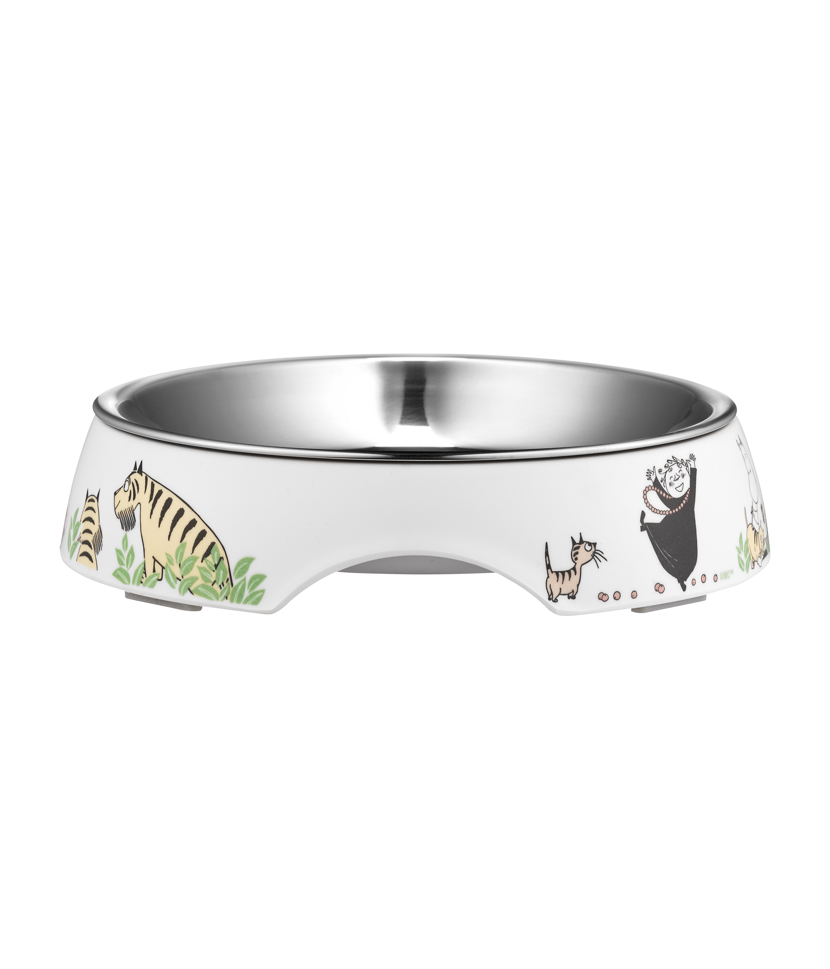 Moomin Pets - Food bowl for cats 15,5 cm - White - 2