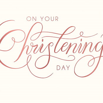 Christening Day, Greeting Card