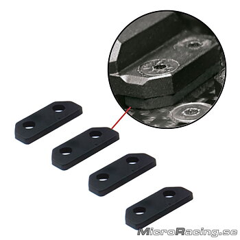 ULTIMATE - Rubber Anti-Vibration Servo Spacer, 4pcs