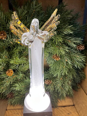 Angel classic - glass sculpture