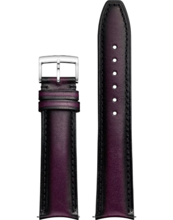 Baume & Mercier lila läderband 20 mm