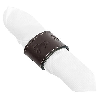 Servettringar AWST Intl Hästmotiv Havana Brown 4-pack