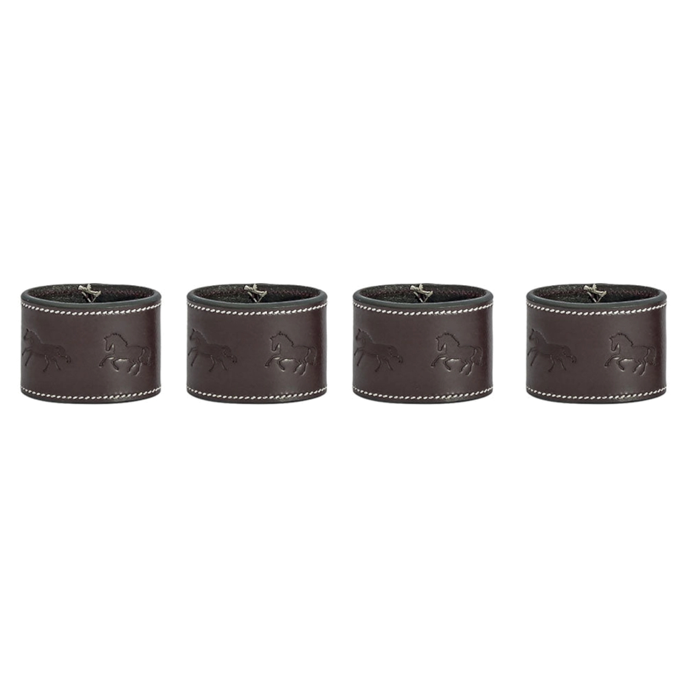 Napkin Rings AWST Horse Motif Havana Brown 4-pack - 2