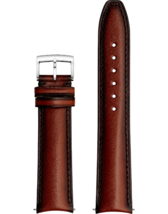 MXE0N05M Baume & Mercier brun läderband 20 mm