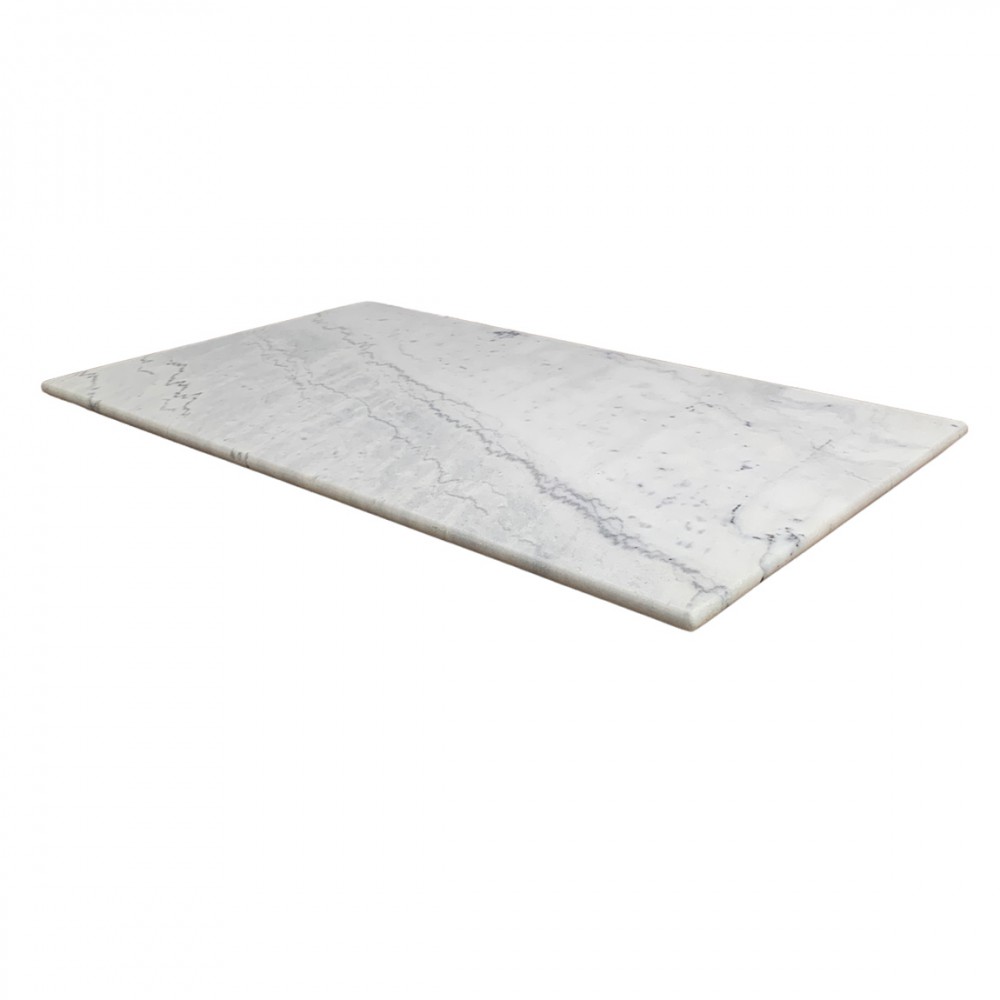 Bistrobord gjutjärn med rektangulär marmorskiva 100 x 60 cm - 6
