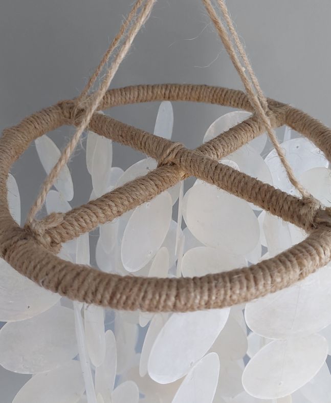 Lampskärm / Dekoration i Snäckskal, 60cm - Liten - 2