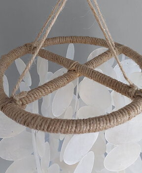 Lampskärm / Dekoration i Snäckskal, 60cm - Liten