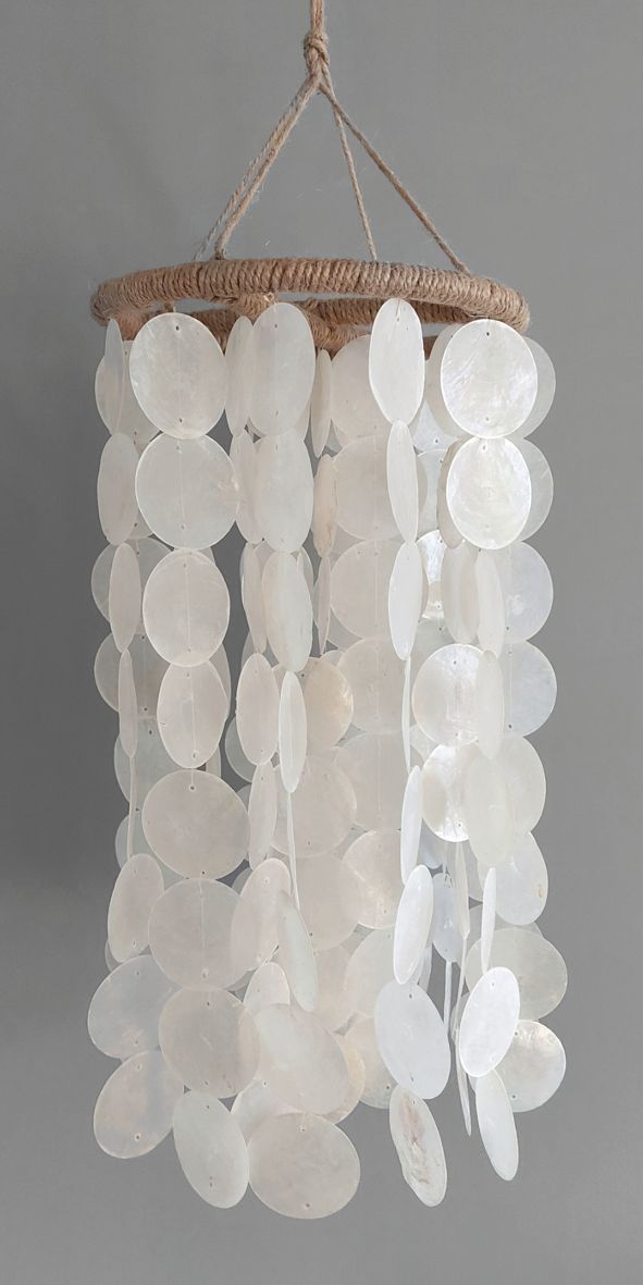 Lampskärm / Dekoration i Snäckskal, 60cm - Liten
