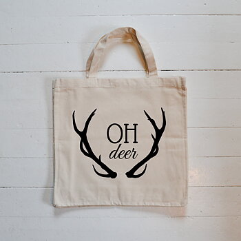 Tygkasse EKO - "OH deer" Kronhjort