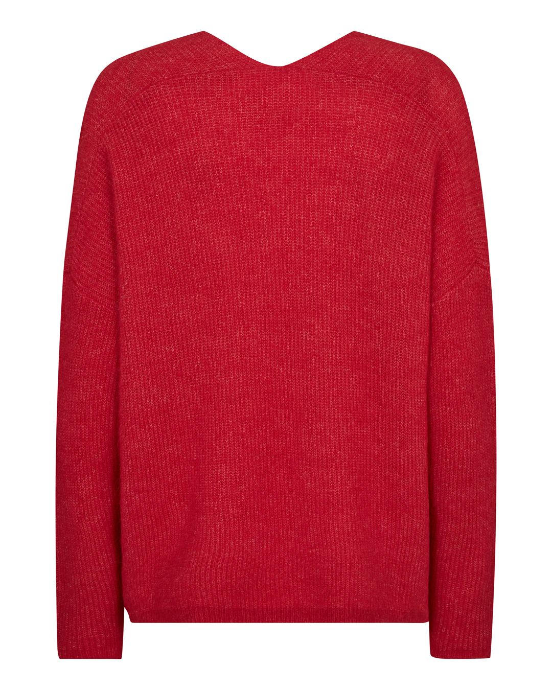 Jumper Thora v-ringad klarröd - 4